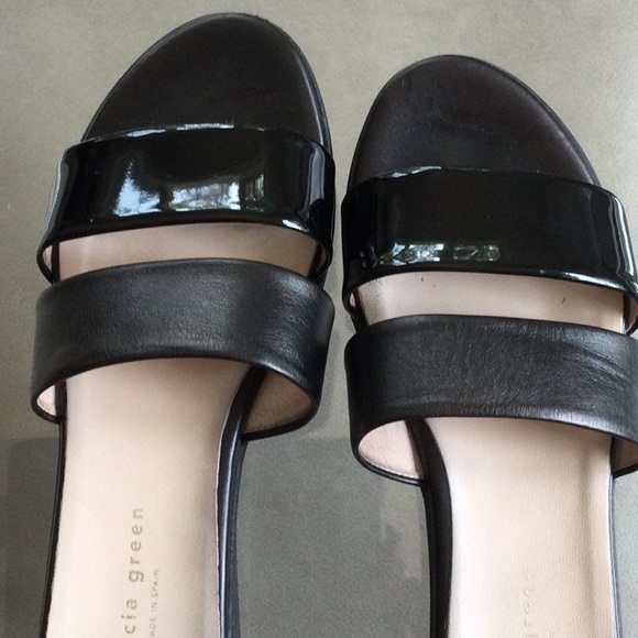 Patricia Green Slides Leather - Picture 4 of 4